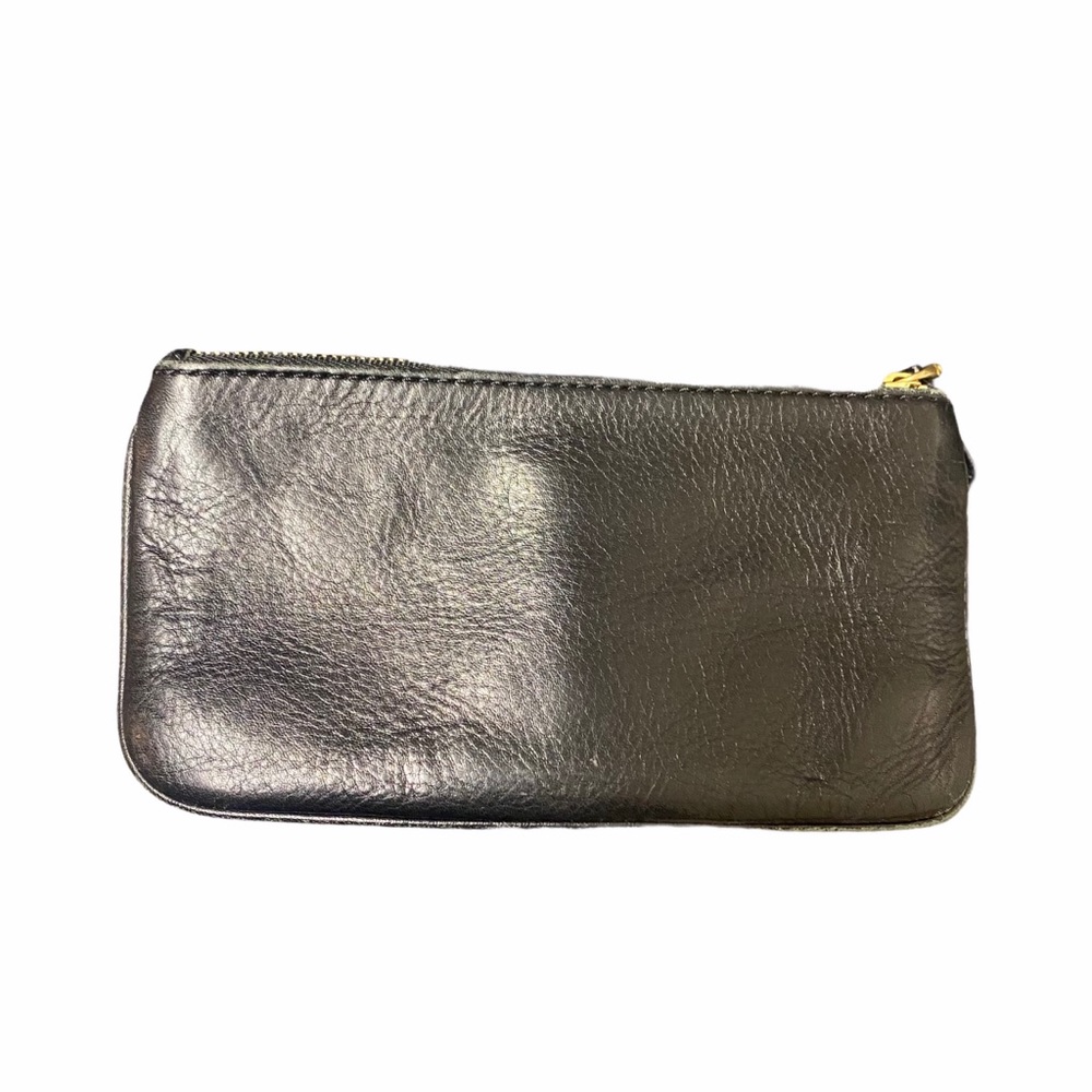 Fossil Leather Wallet Coin Clutch in Black 13 slot - Picture 8 of 10